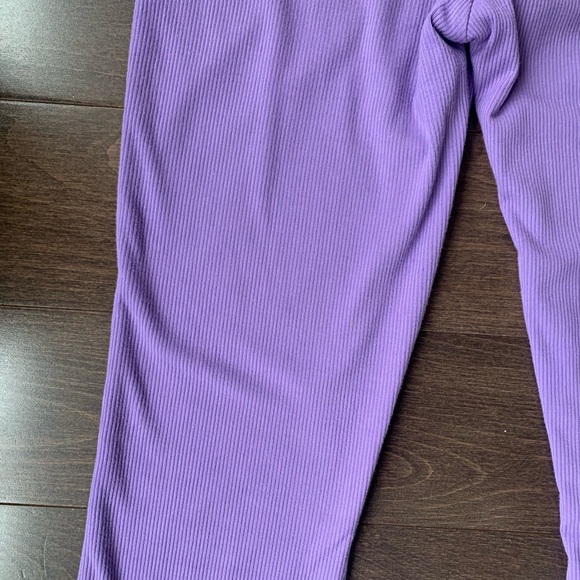 Naked Wardrobe Heavyweight Ribbed Flared Leggings - Picture 8 of 8